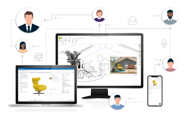 pCon.planner: Mit Kollegen, Designern und Agenturen zusammenarbeiten